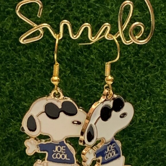 Snoopy Earring, Peanuts Earring, Snoopy Jewelry, Joe Cool Earring, Gift Idea - Picture 8 of 11